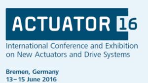 Meet us at Actuator 2016