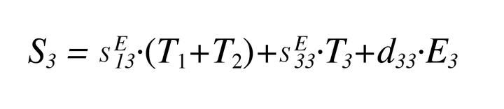 Constitutive equations