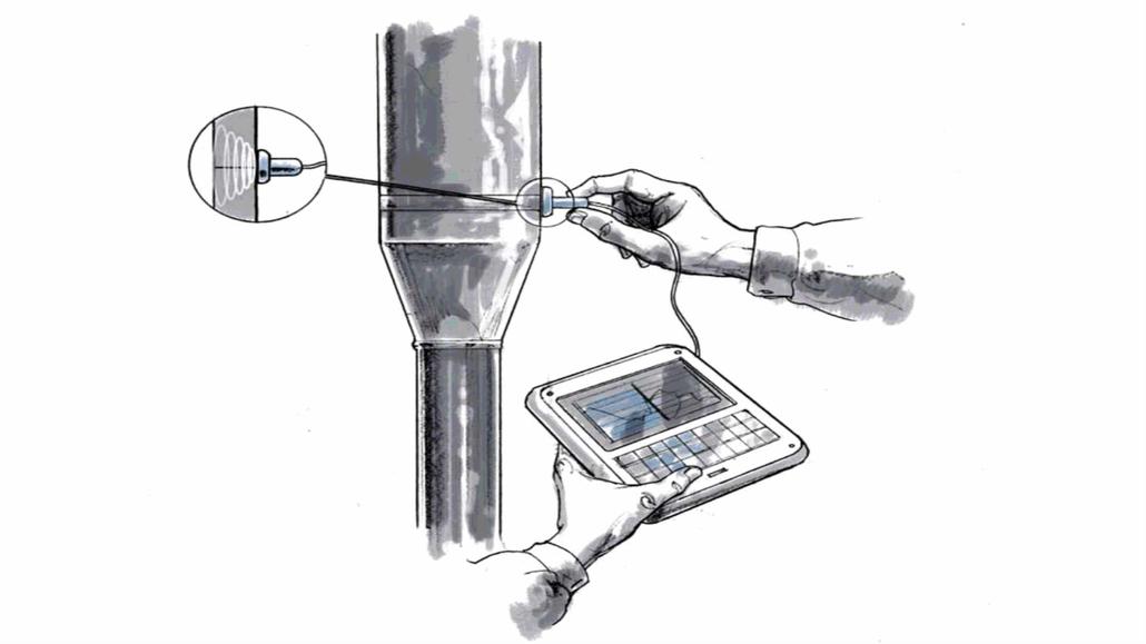 Ultrasonic non-destructive testing